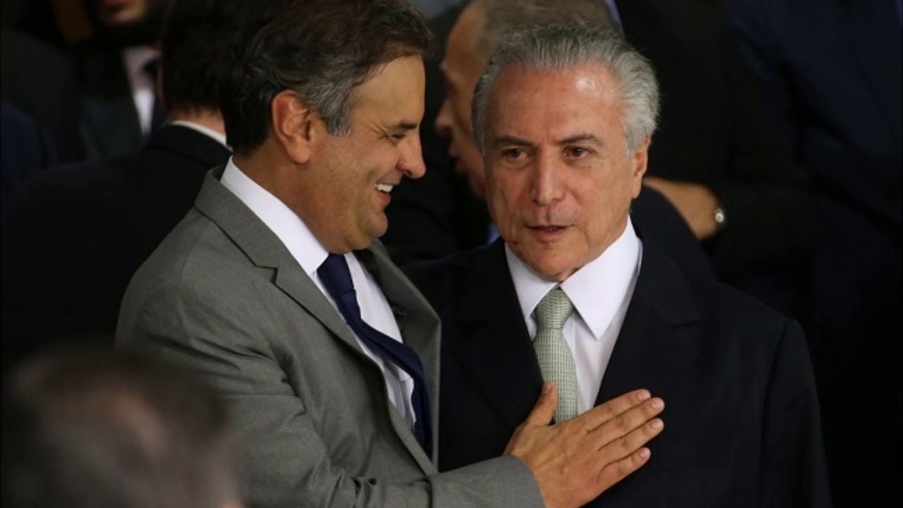 Temer e Aécio aliados pelo poder